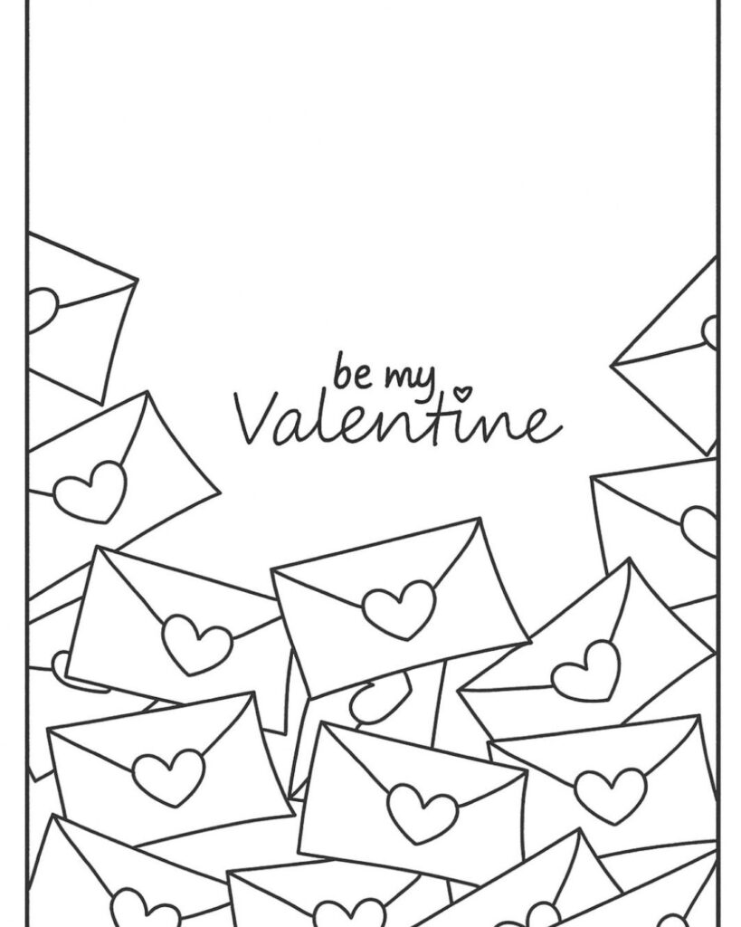 Plantillas bonitas con dibujos para tarjetas para el Día del Amor y la Amistad 2026