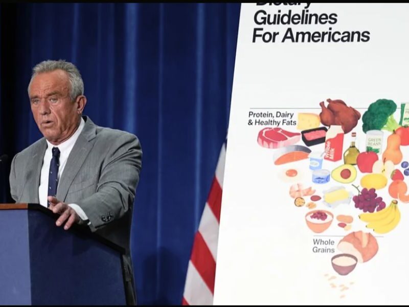 Robert F. Kennedy Jr., secretario de Salud y Servicios Humanos, durante un evento en la sede del Departamento de Salud y Servicios Humanos en Washington, D.C., el jueves 8 de enero.