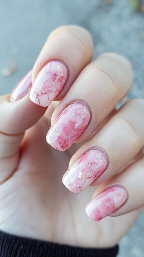 Diseño de uñas Rose Quartz