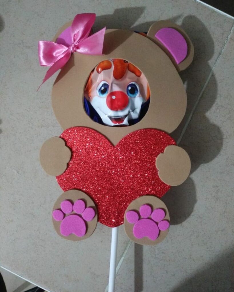 Ideas de decoración de Paletas Payaso para San Valentín 2026