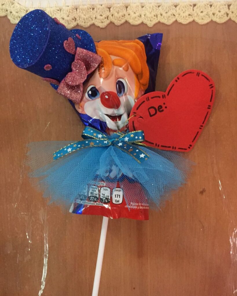 Ideas de decoración de Paletas Payaso para San Valentín 2026