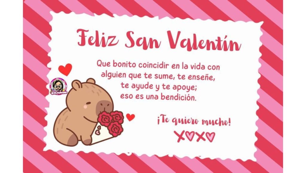 Tarjetas de San Valentin para imprimir o enviar por WhatsApp 2026
