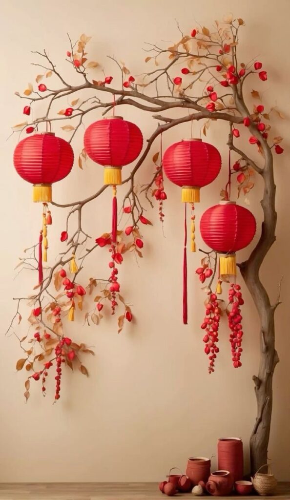 Decoración para Año Nuevo Chino y atraer la buena suerte