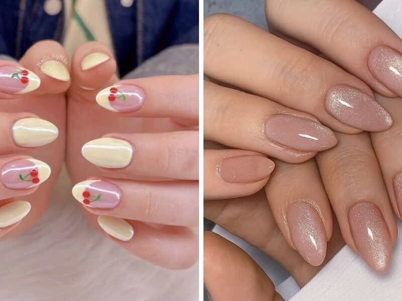 uñas almendra soft para manos pequeñas