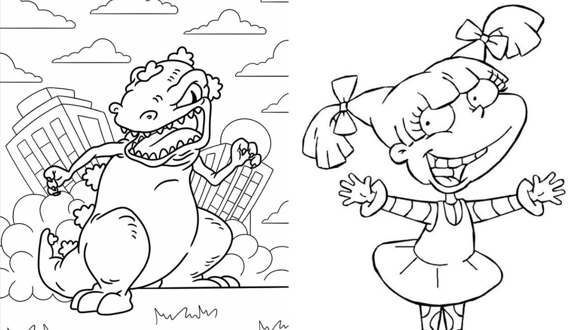 Plantillas de rugrats para colorear