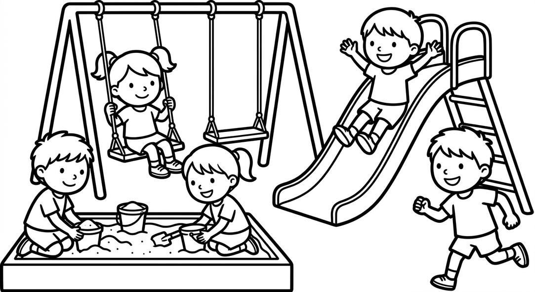 Plantillas del Día del Niño para Colorear e Imprimir - dibujo 2 para colorear