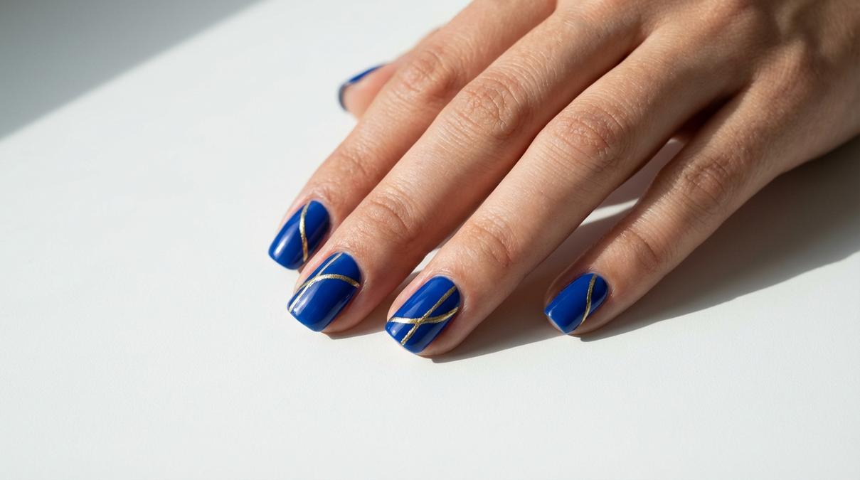Uñas Azules Elegantes: 18 Diseños Marino, Rey y Pastel