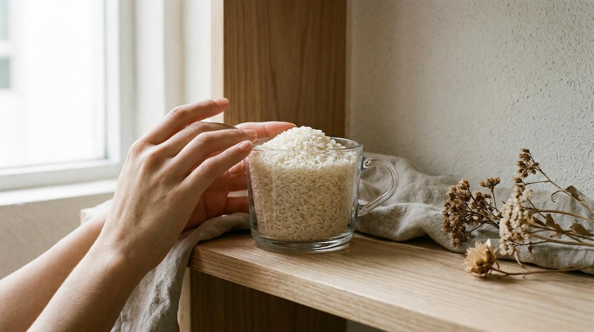 Dónde colocar una taza con arroz para atraer prosperidad